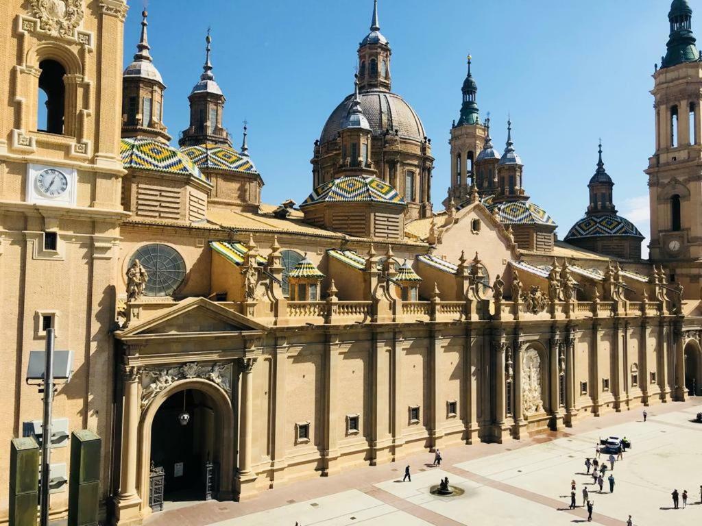 사라고사 Az El Balcon A La Basilica II - Vistas Inmejorables A La Basilica Del Pilar! 아파트 외부 사진